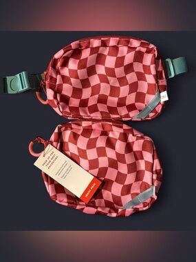 Cat & Jack Light Blue Interior Belt Bag